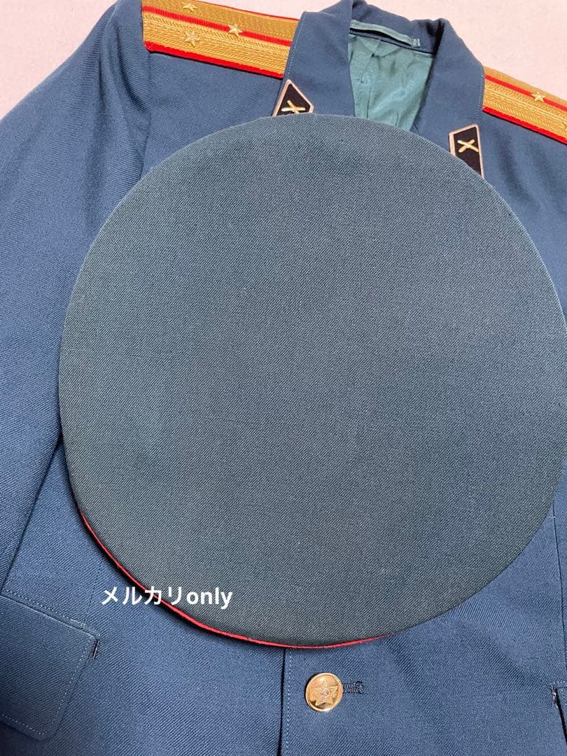 ソ連軍放出品 陸軍将校礼装制帽+ジャケットセット　軍帽 帽章 ロシア軍 軍服
