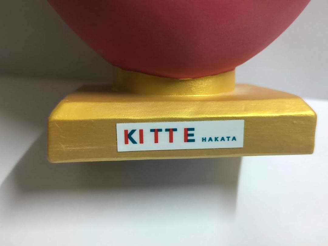 非売品 KITTE博多 開業記念 博多人形 幸運のハートエンジェルポスト型貯金箱