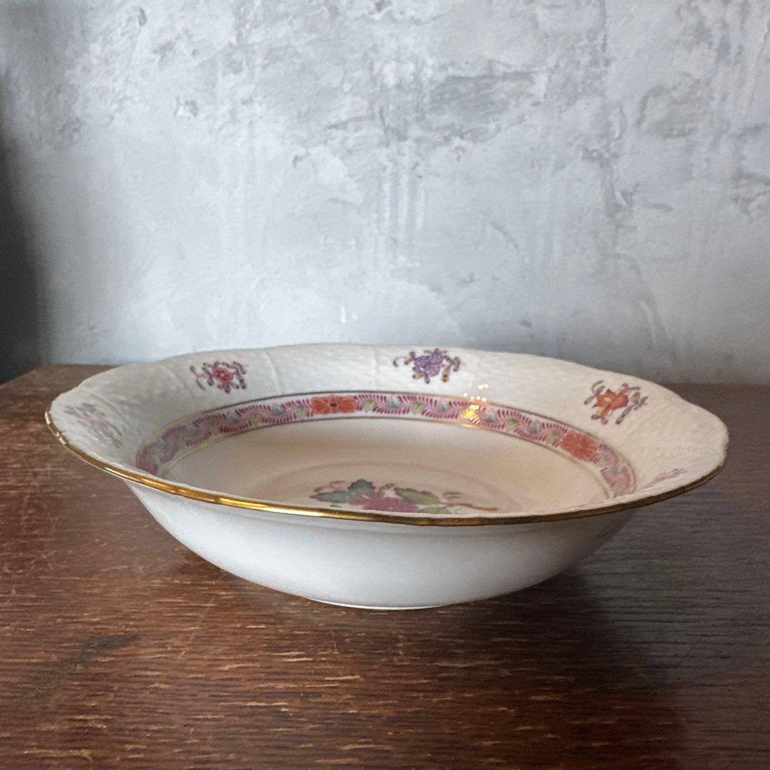 ヘレンド　アポニーフラワー　ボウル　陶器皿