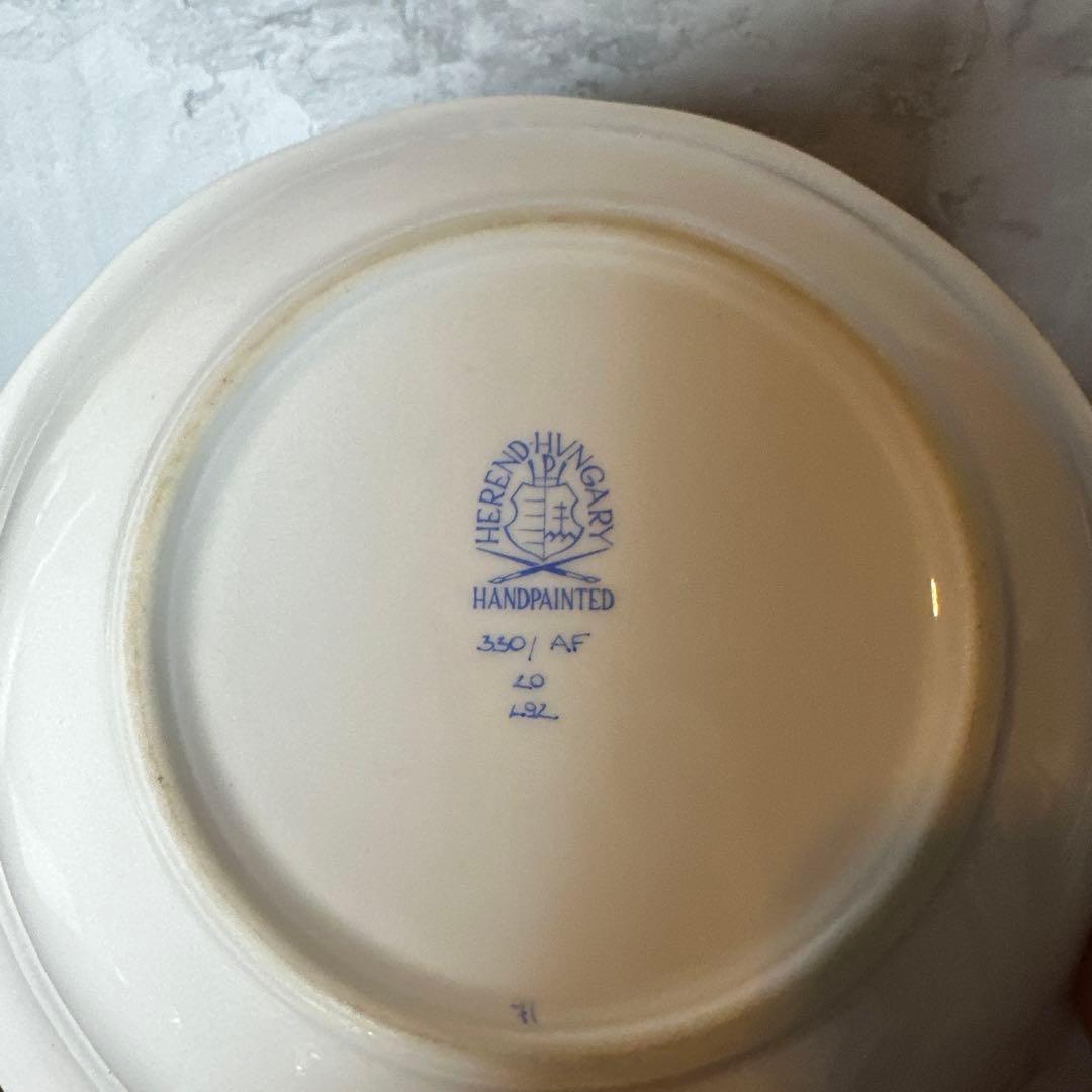 ヘレンド　アポニーフラワー　ボウル　陶器皿