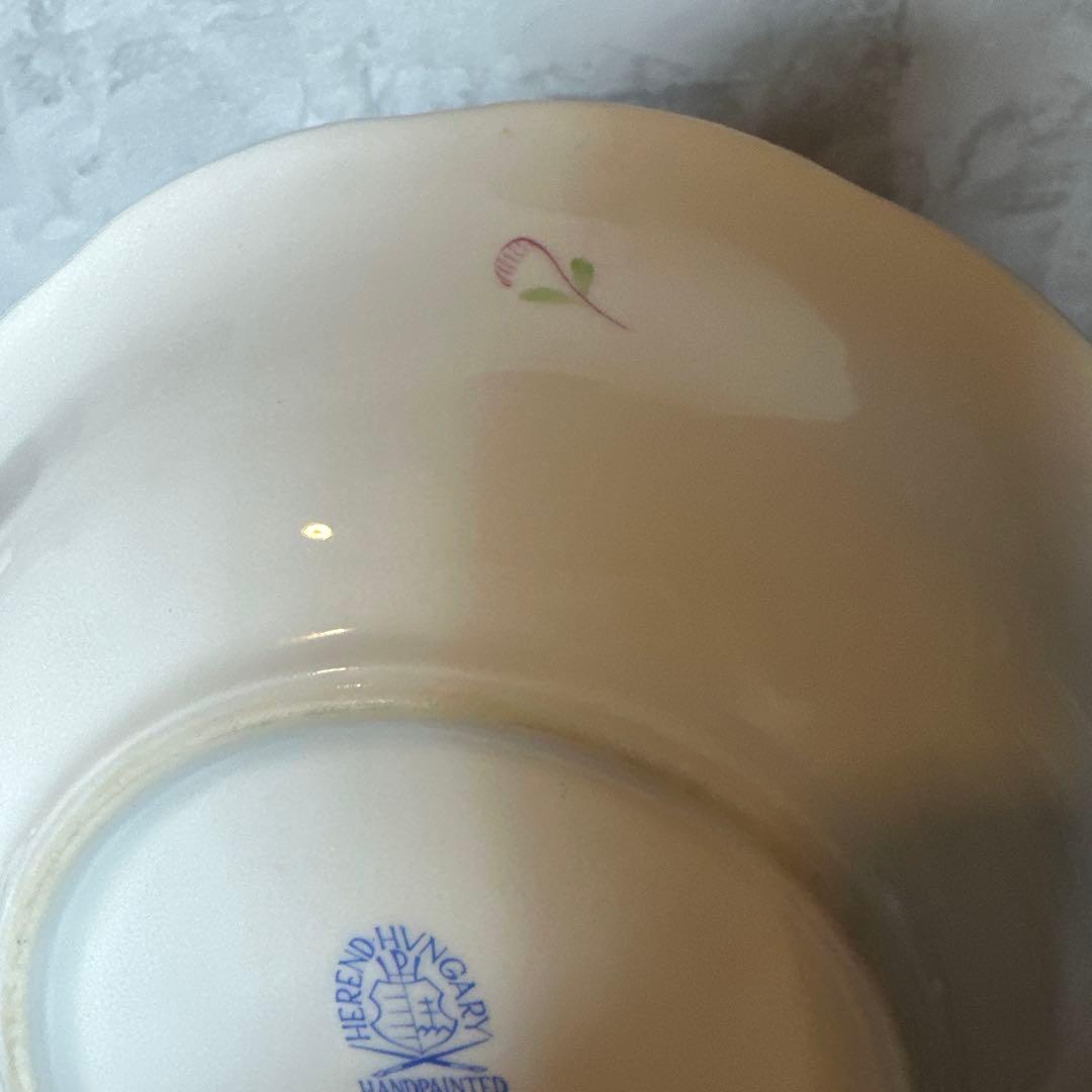 ヘレンド　アポニーフラワー　ボウル　陶器皿