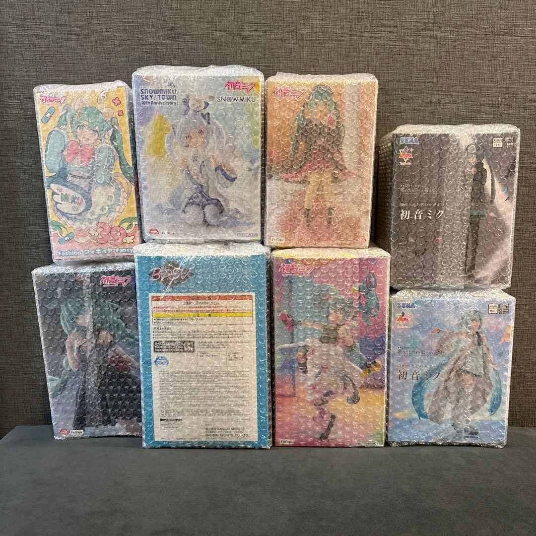 【新品・未開封】 初音ミク 新プライズ 8点セット