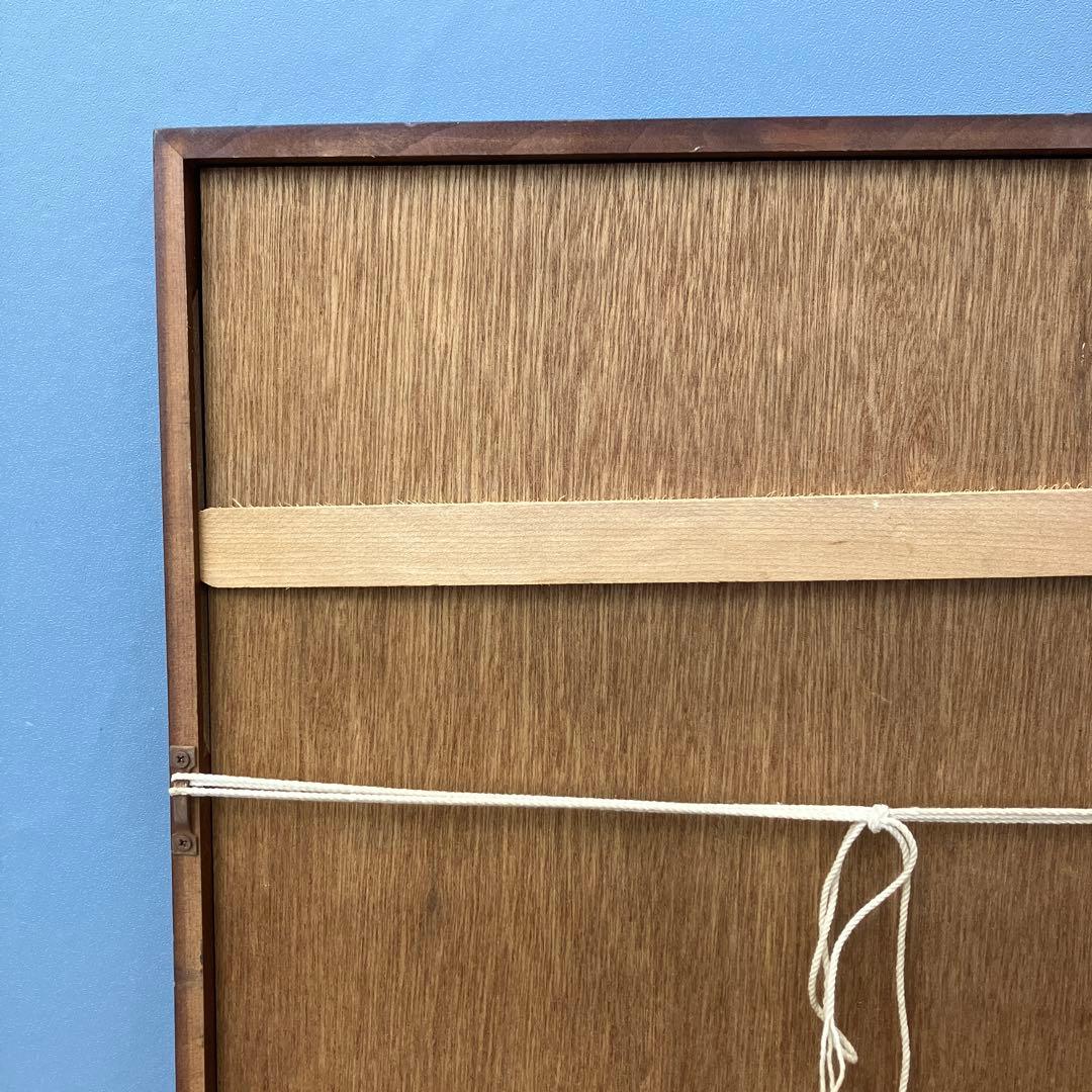 希少 Kuniaki ATOBE 版画 A.P. サイン入り 額装 額縁 額入り