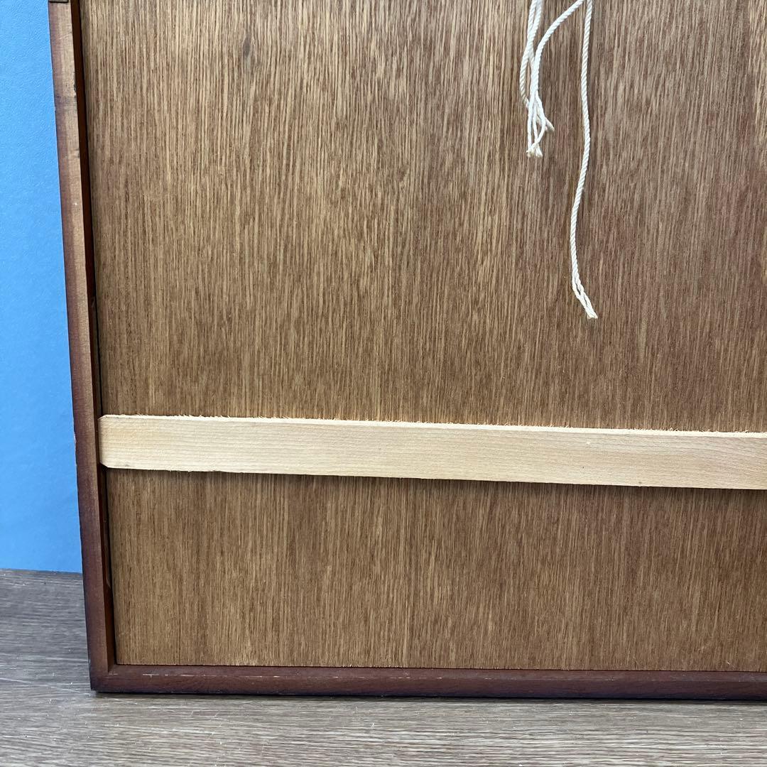 希少 Kuniaki ATOBE 版画 A.P. サイン入り 額装 額縁 額入り