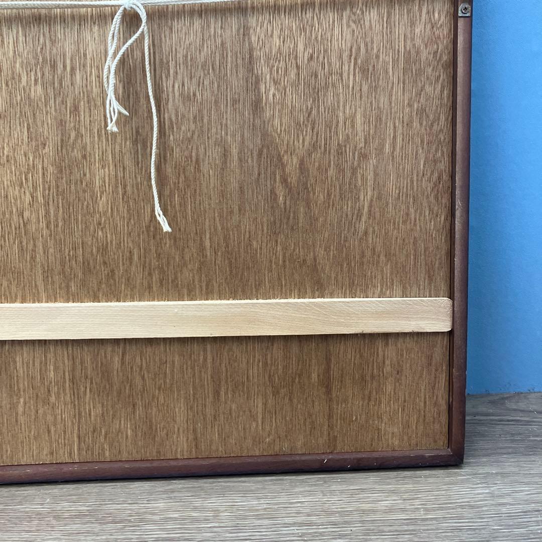 希少 Kuniaki ATOBE 版画 A.P. サイン入り 額装 額縁 額入り