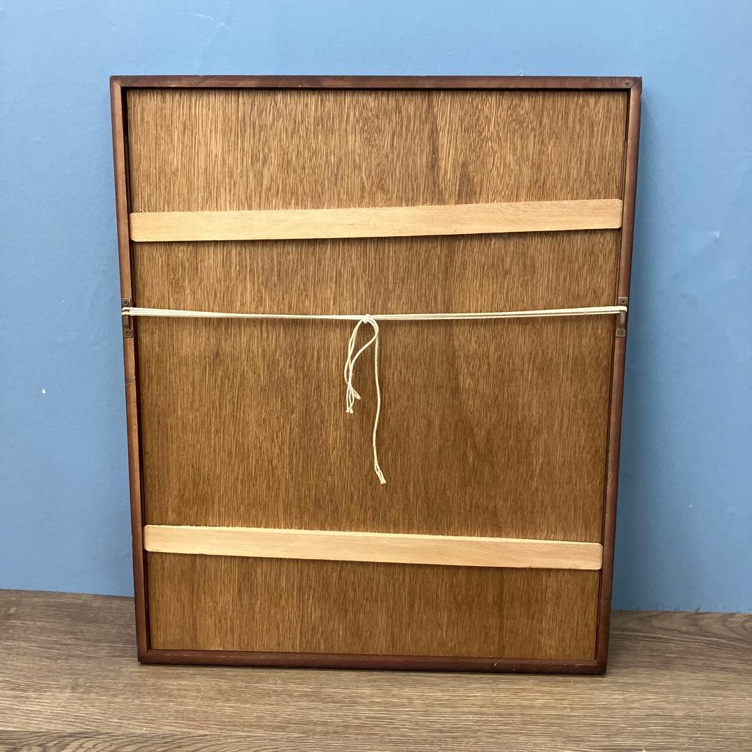 希少 Kuniaki ATOBE 版画 A.P. サイン入り 額装 額縁 額入り