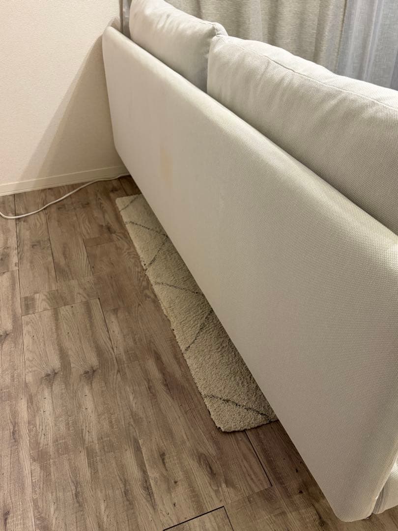 IKEA ソーデルハムン　3人掛け　フィーンスタホワイト　カバー