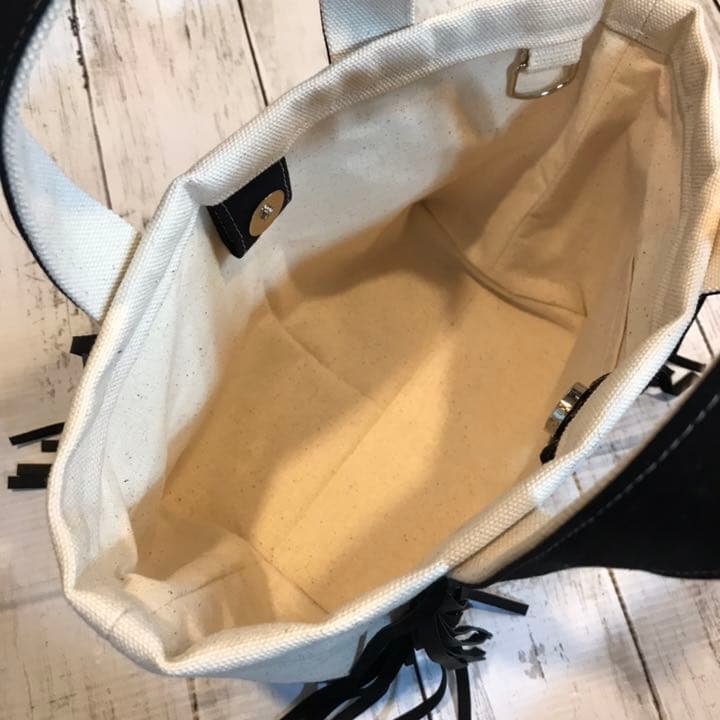 ハンドメイド.*・゜ フリンジトート ミニトート