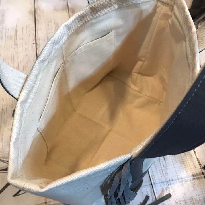 ハンドメイド.*・゜ フリンジトート ミニトート