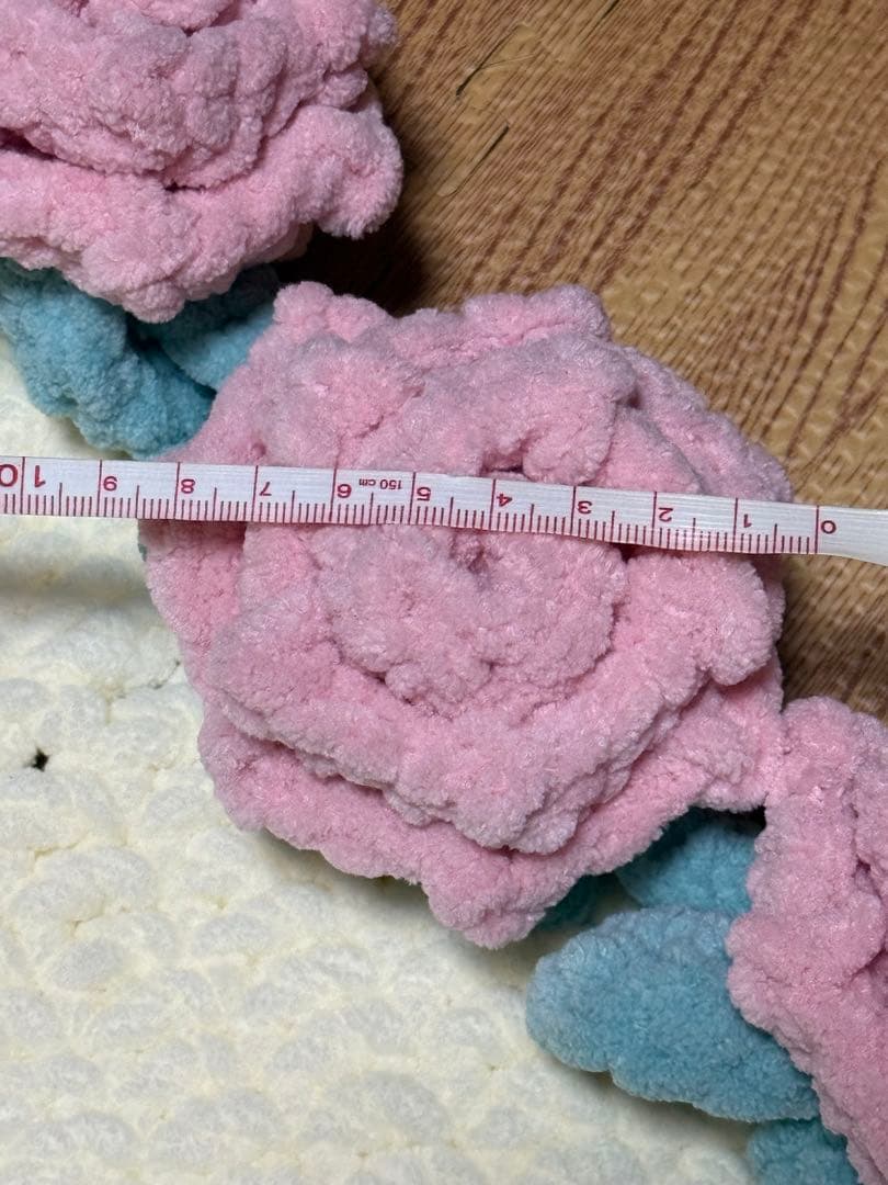 花束ブランケット ブランケット 直径約82cm 大きい花 バラ