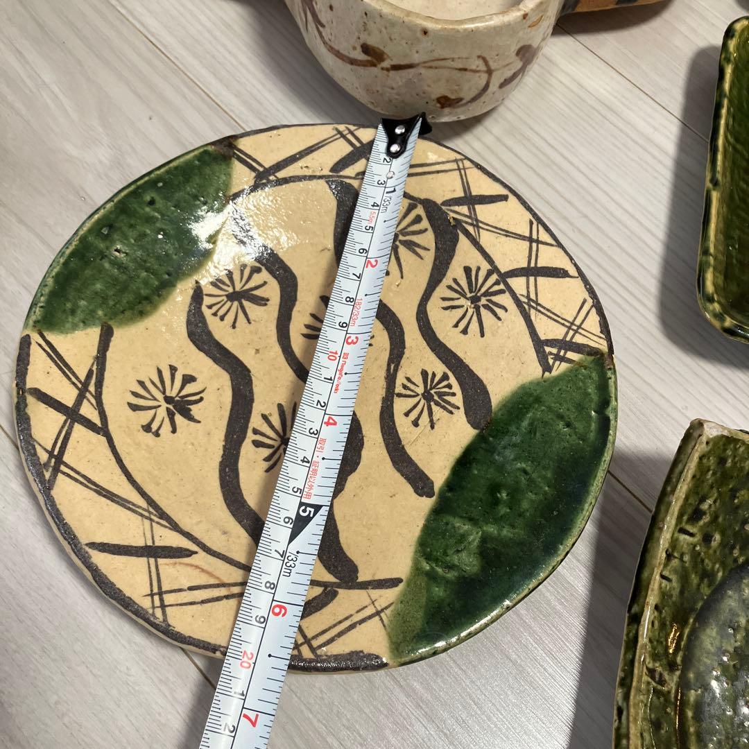 織部焼　おまとめセット 10点