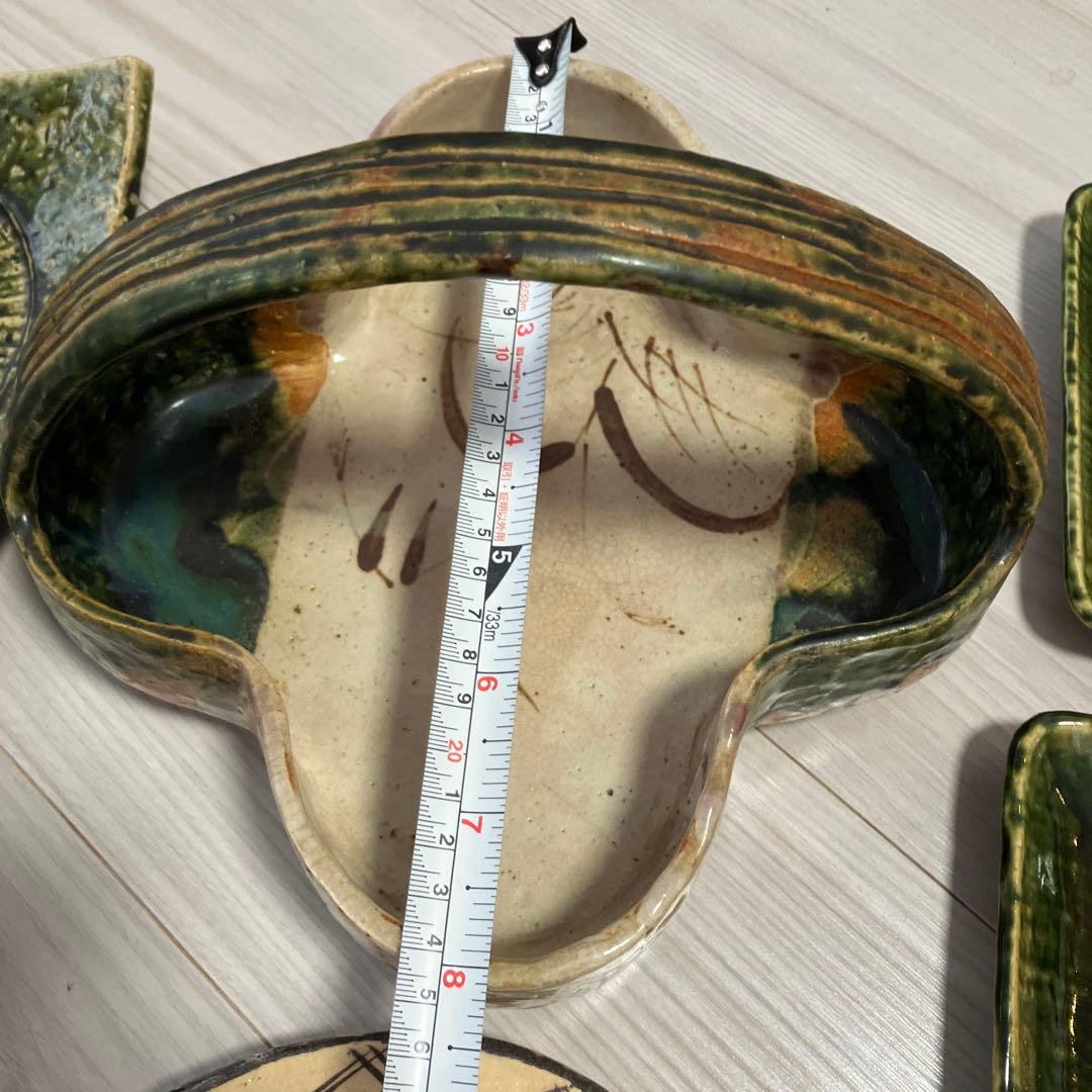 織部焼　おまとめセット 10点