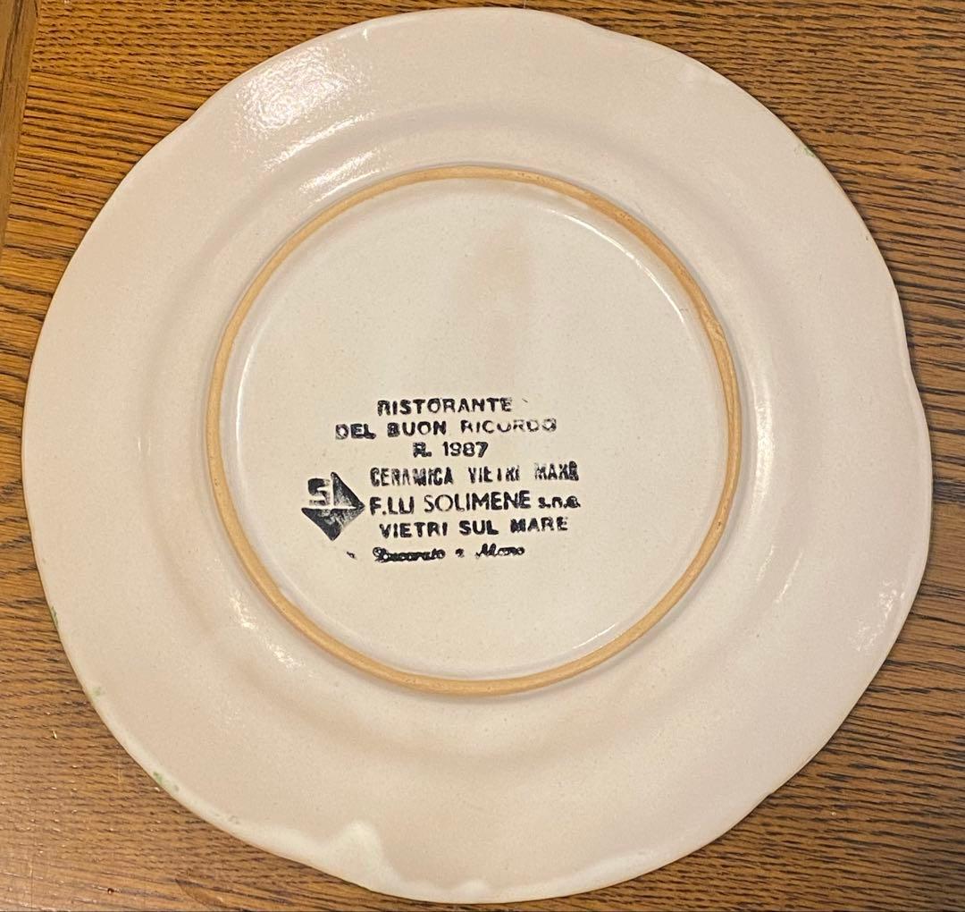 ブオンリコルド　イタリア製絵皿　1987 Salsomaggiore #78