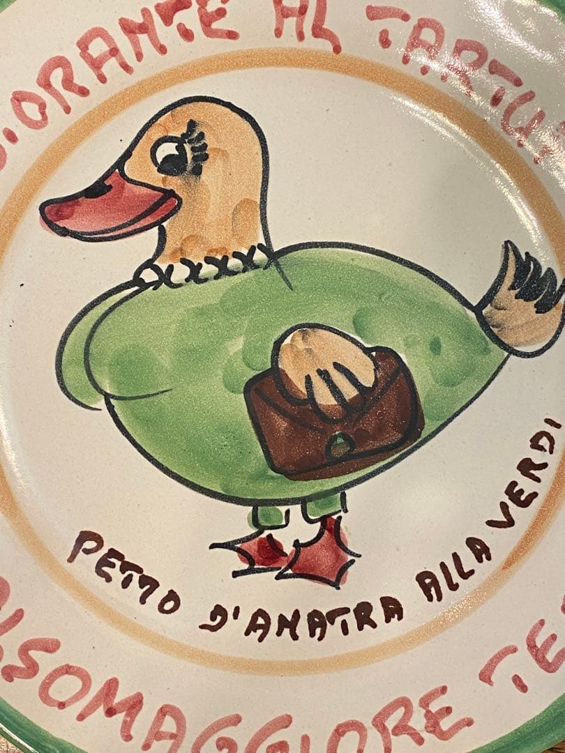 ブオンリコルド　イタリア製絵皿　1987 Salsomaggiore #78