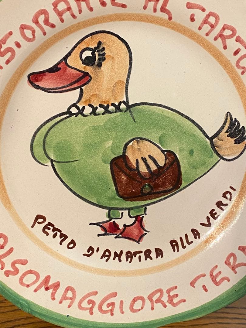 ブオンリコルド　イタリア製絵皿　1987 Salsomaggiore #78