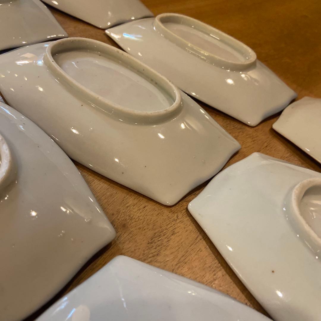 有田焼大正期祝い長皿九枚