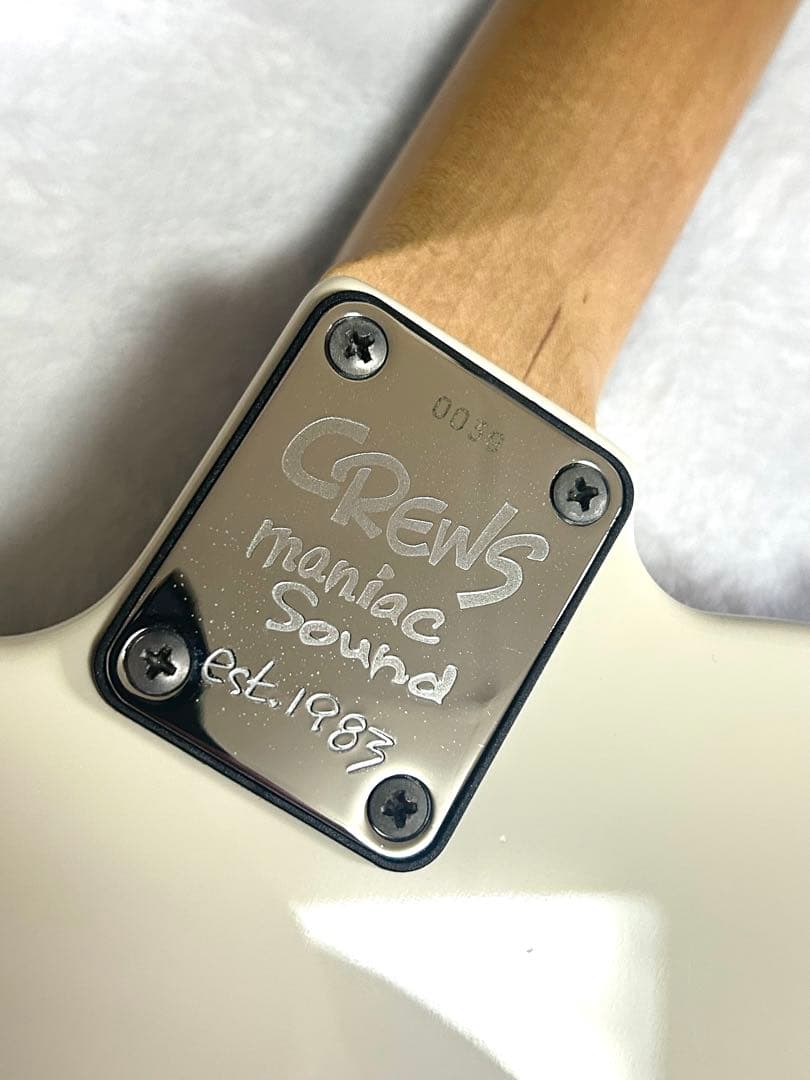 Crows Maniac Sound テレキャスタータイプ ギター ホワイト