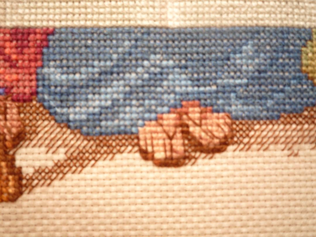 クロスステッチ完成品　ダヴィンチの最後の晩餐