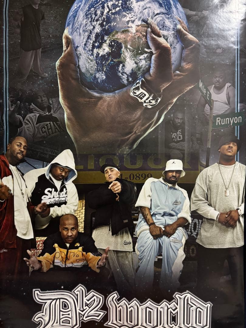 D12☆2004年☆ポスター☆ Eminem☆オフィシャル品☆