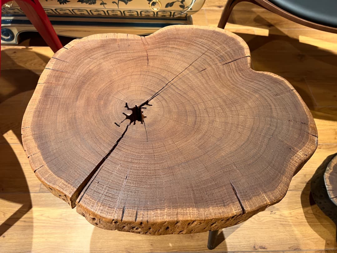 年輪コーヒーテーブル（単品）
