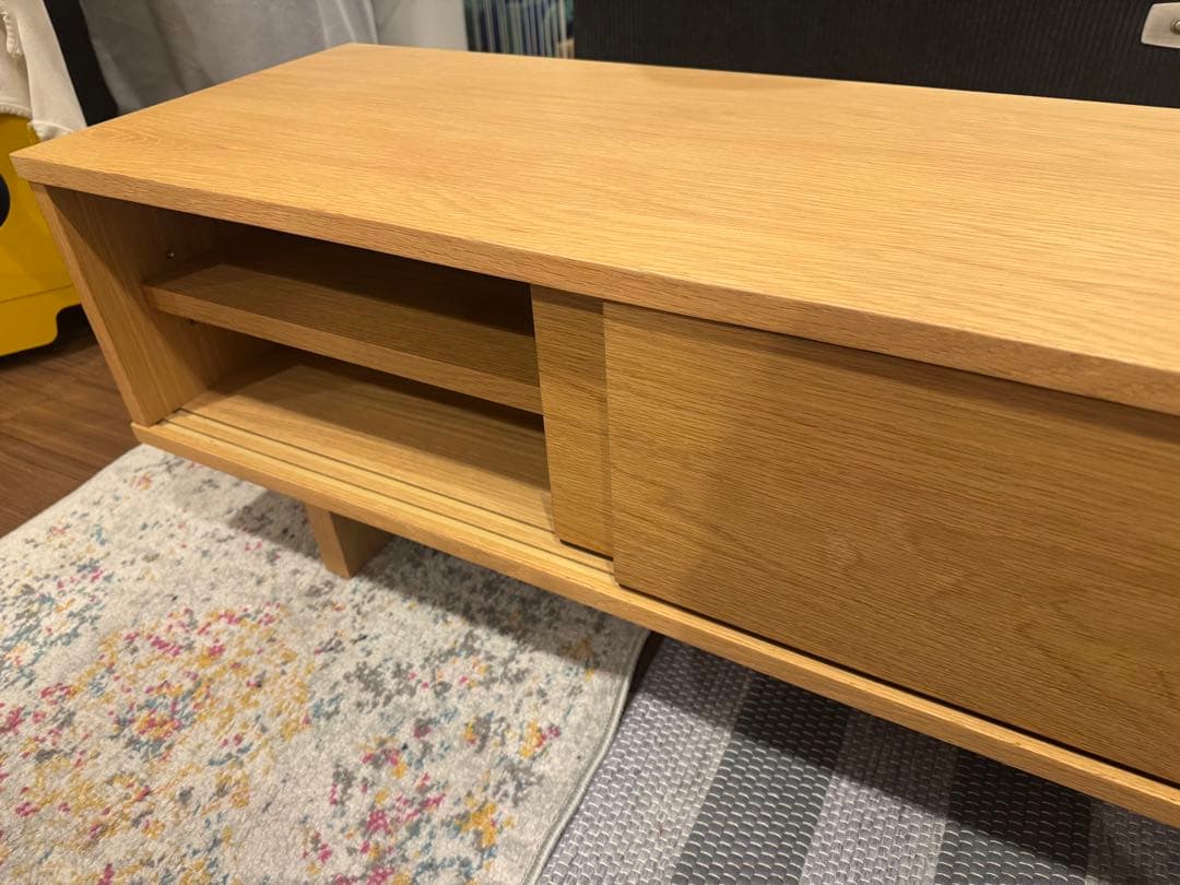 無印良品 MUJI オーク材AVラック110cm テレビ台