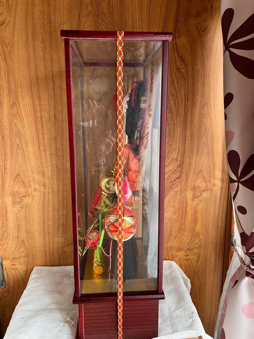 羽子板飾り ガラスケース入り　送料無料