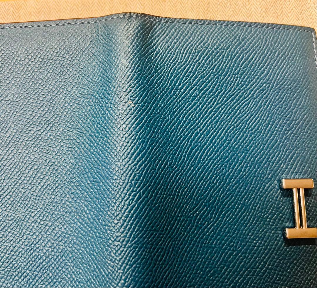 海外ノベルティ■長財布■べアンスフレ■青■HERMES