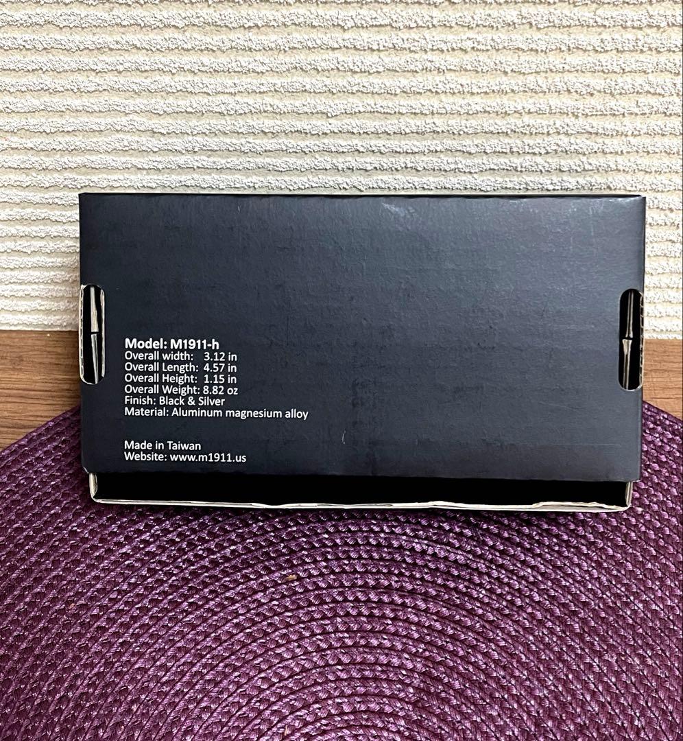 ︎ ✧M1911-h 名刺入れ✧ ブラック カード タバコ入れ