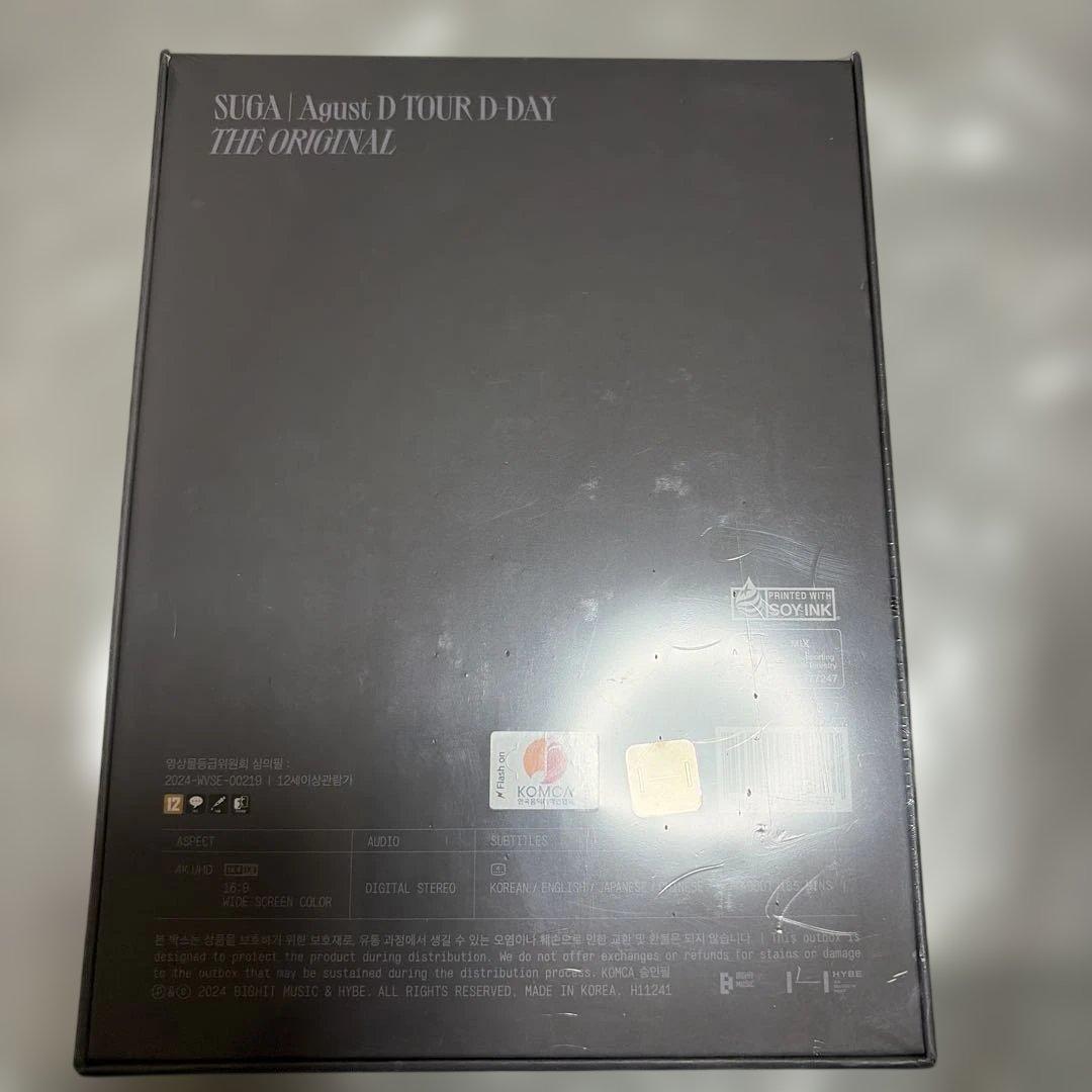 【新品】SUGA Agust D TOUR D-DAY THE ORIGINAL