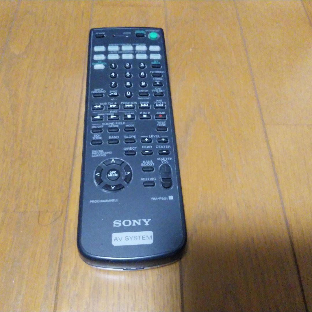 SONY TA-V606 AVアンプ 　 取説　リモコン付