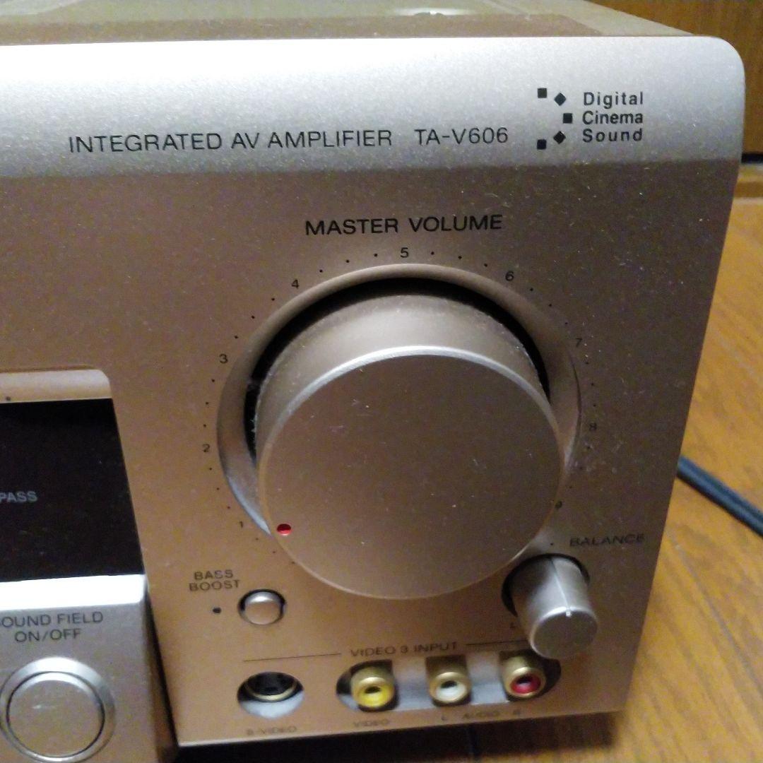 SONY TA-V606 AVアンプ 　 取説　リモコン付