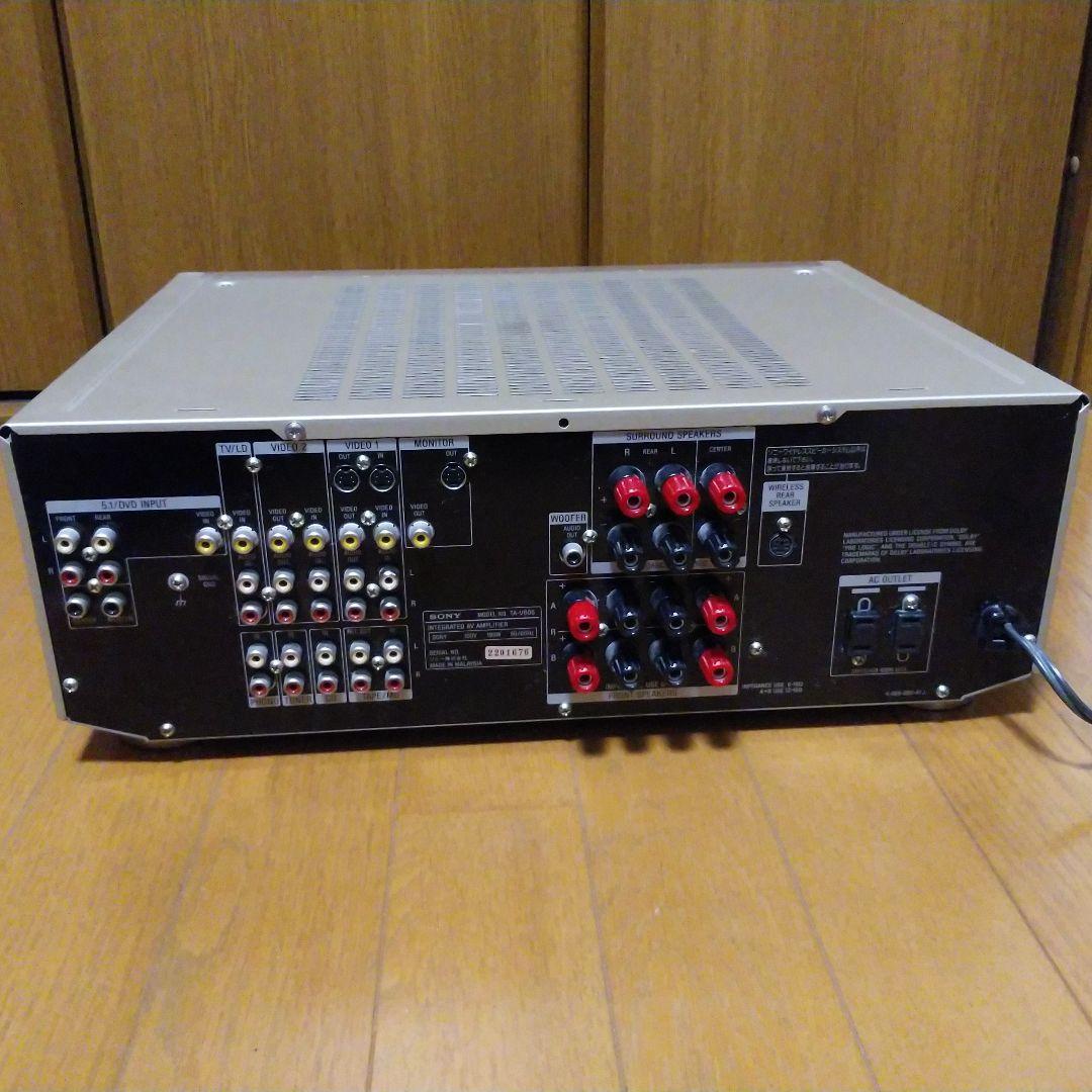 SONY TA-V606 AVアンプ 　 取説　リモコン付