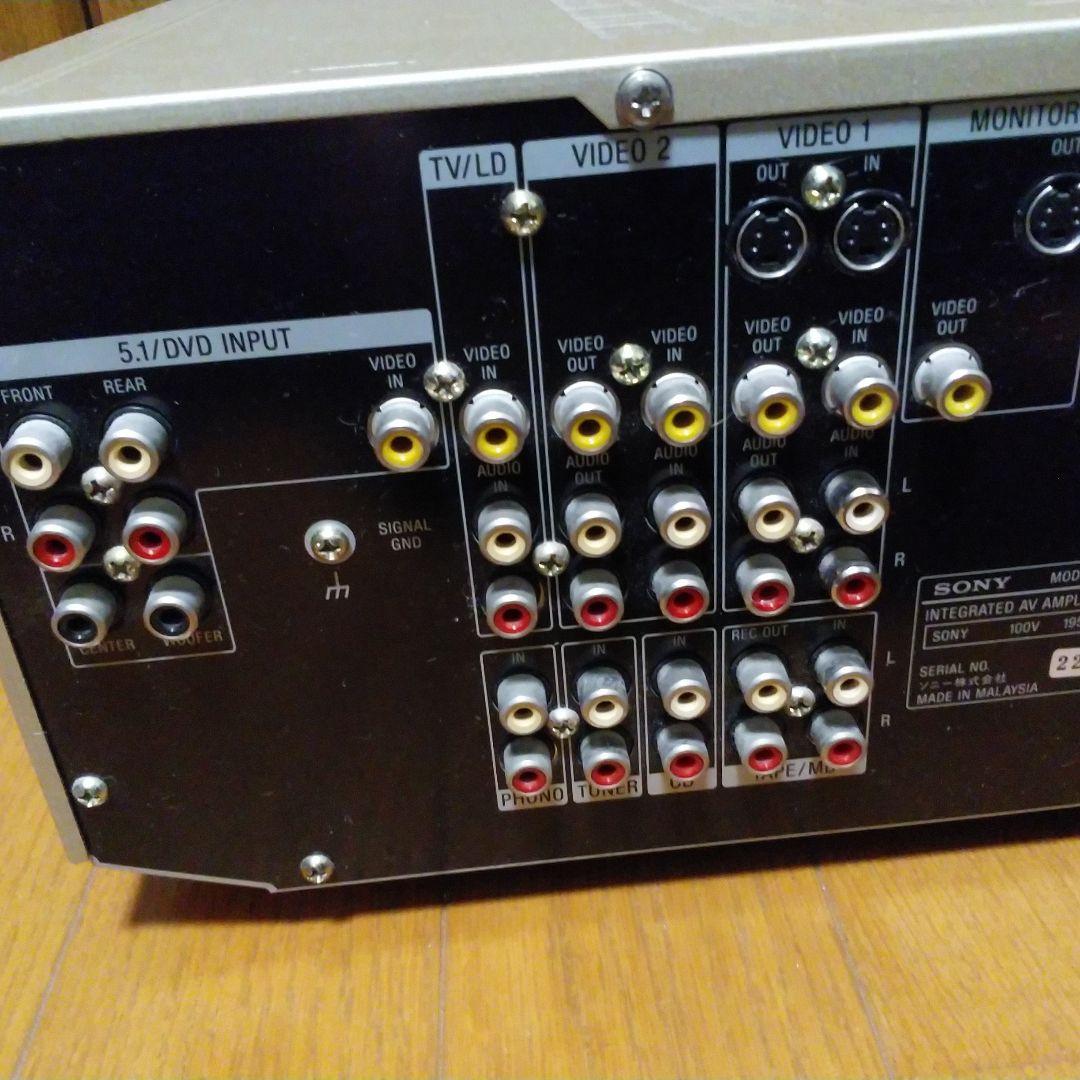 SONY TA-V606 AVアンプ 　 取説　リモコン付