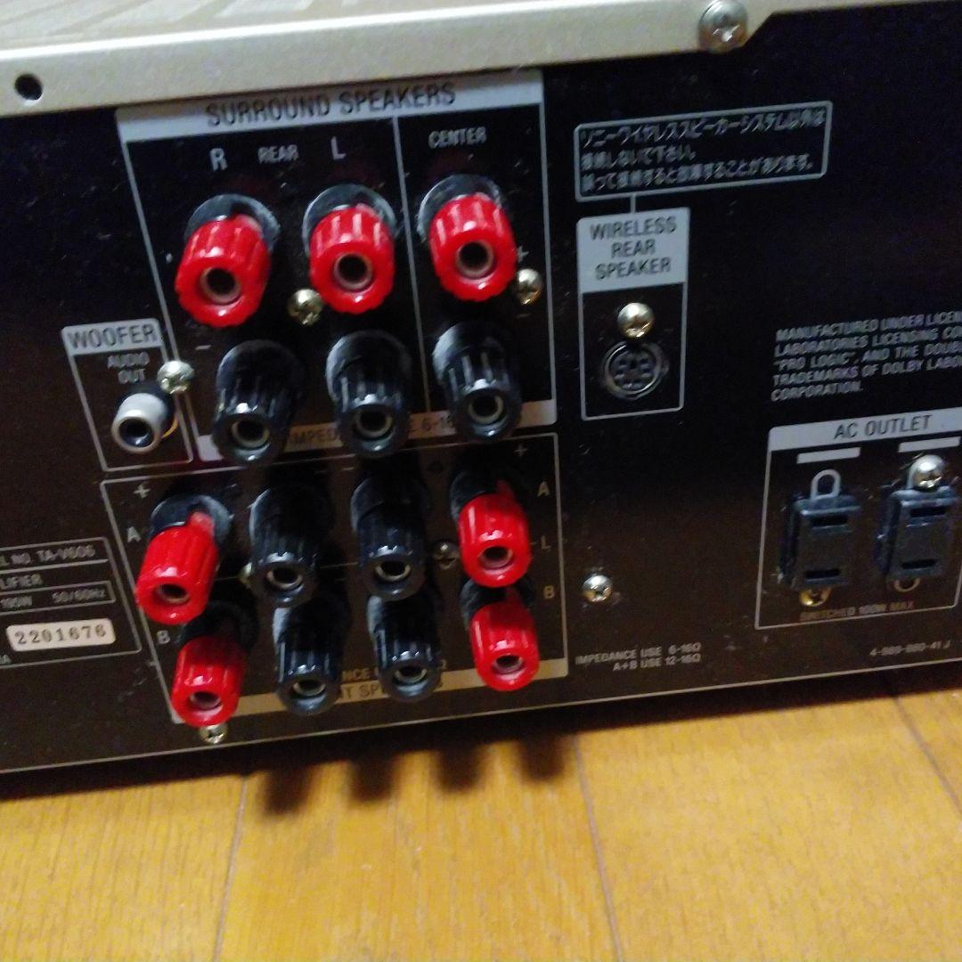 SONY TA-V606 AVアンプ 　 取説　リモコン付