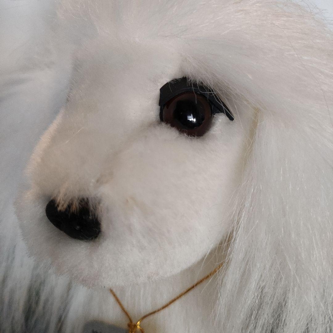 ヴィンテージ品　angel heart ホワイト犬のぬいぐるみ高さ25cm