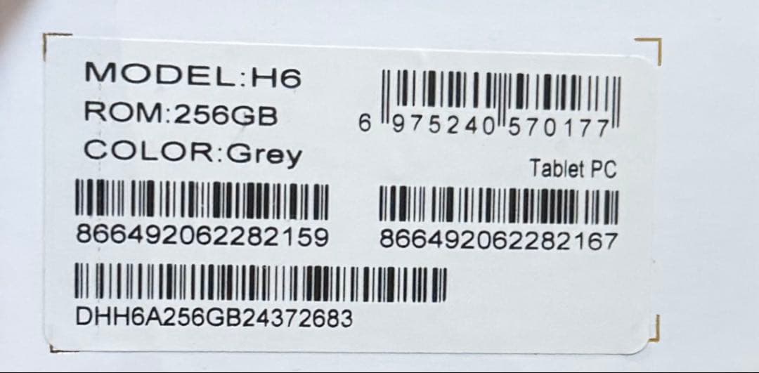 Androidタブレット本体 Headwolf HPad6