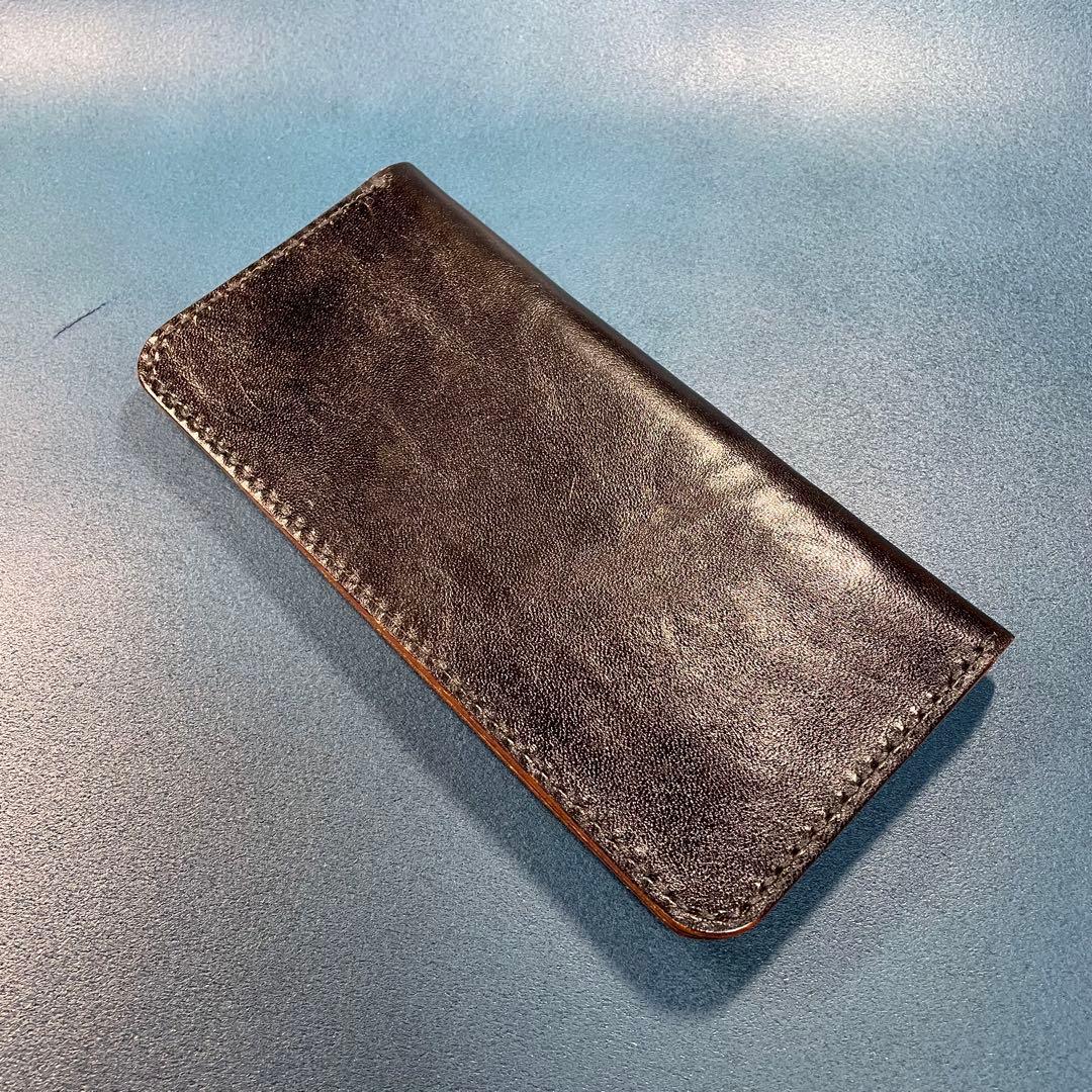 【ホースハイド】トラッカーウォレット　黒レザー