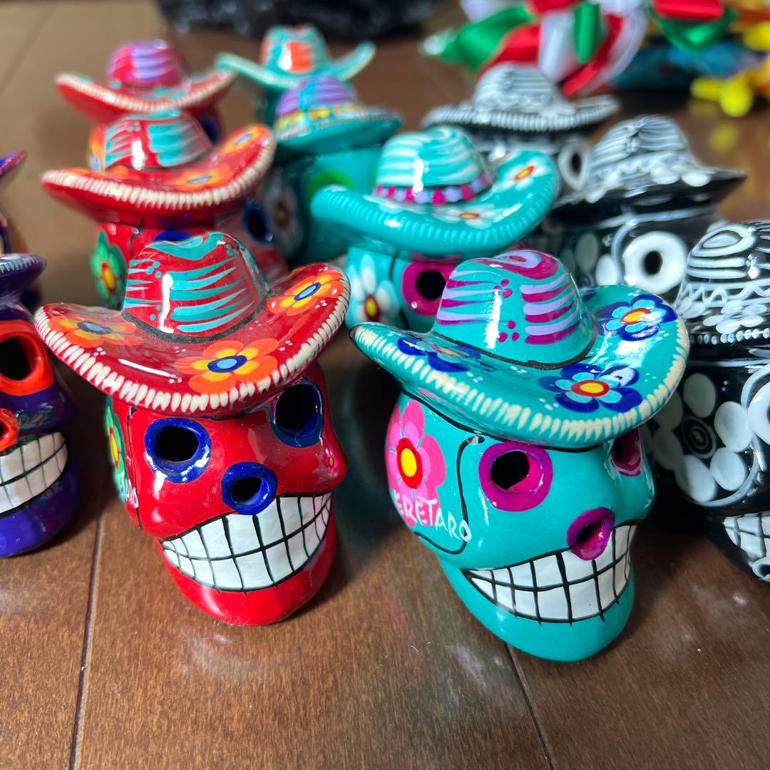 ドクロ　ケレタロ　メキシコ 12個セット