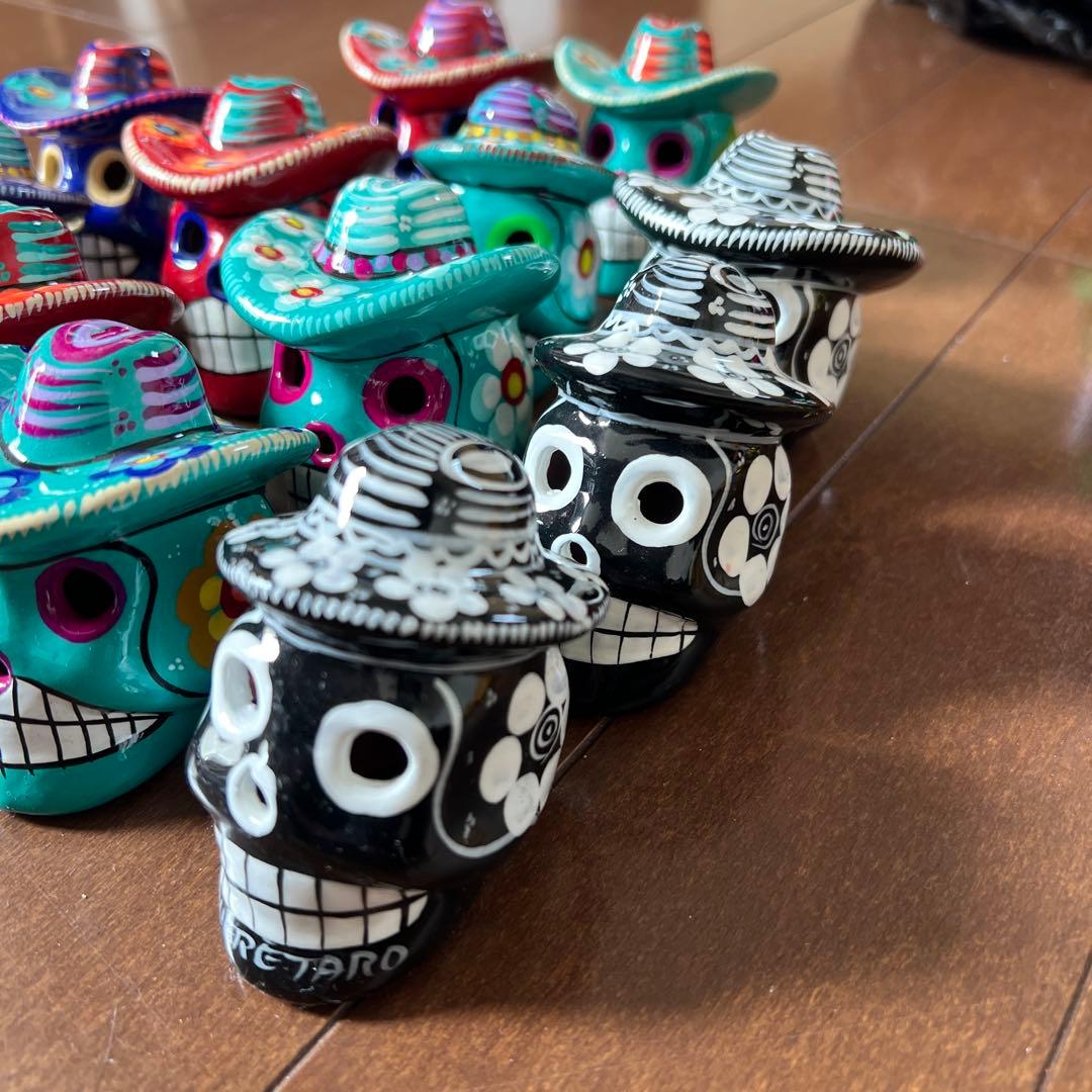 ドクロ　ケレタロ　メキシコ 12個セット