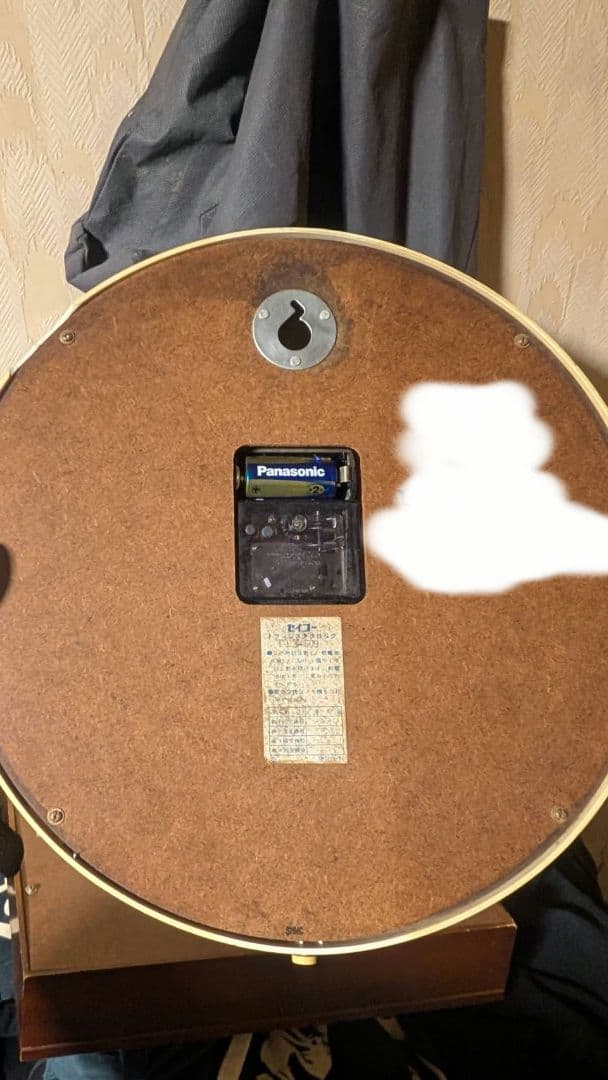 SEIKO アナログ掛時計 昭和レトロ丸時計アンティーク