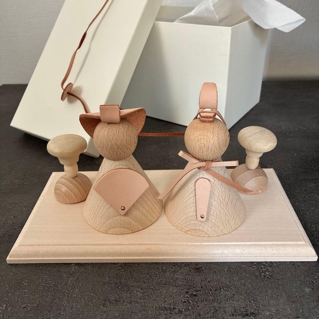 e c r u エクリュ　ohinasama お雛様　雛人形　木　作家　小型