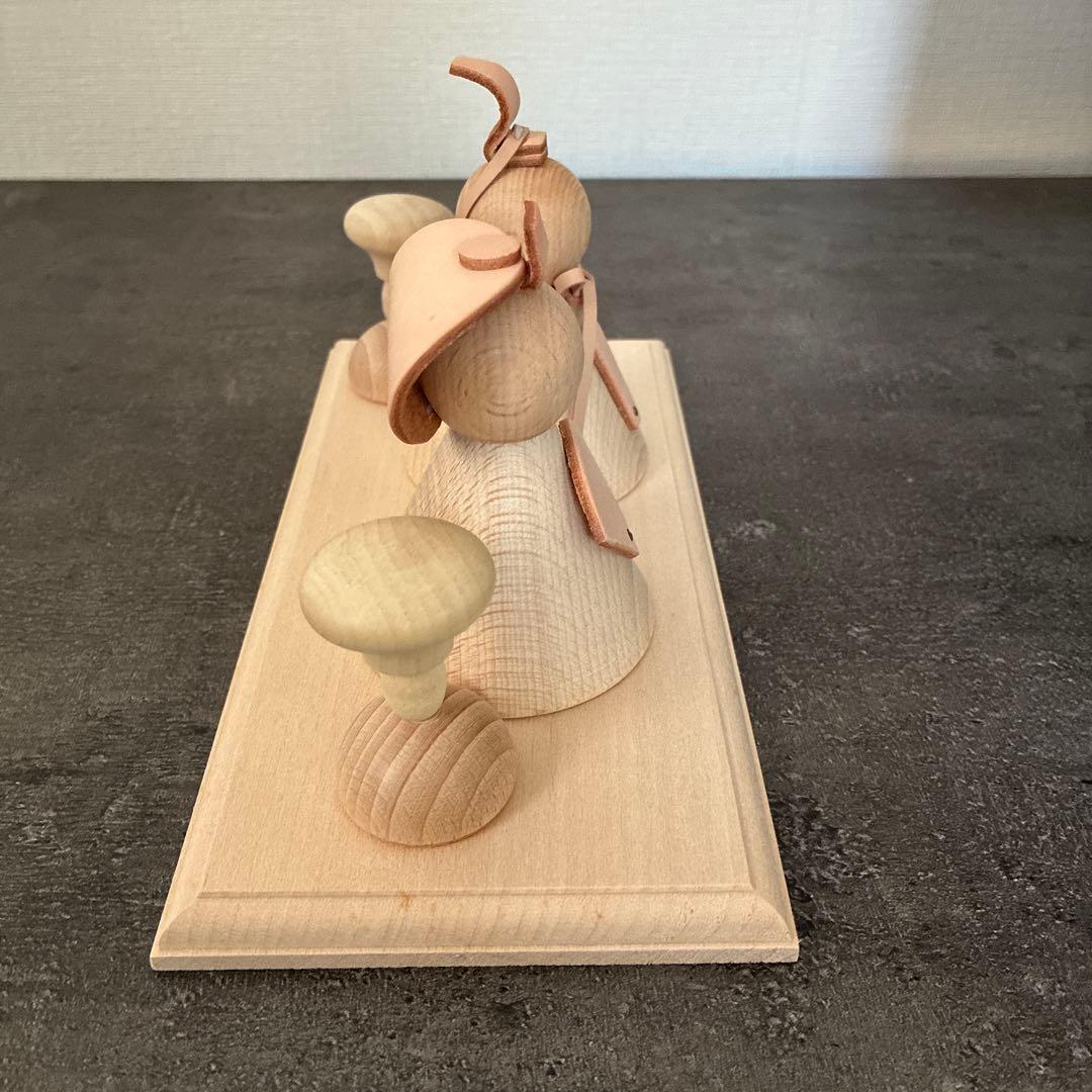 e c r u エクリュ　ohinasama お雛様　雛人形　木　作家　小型