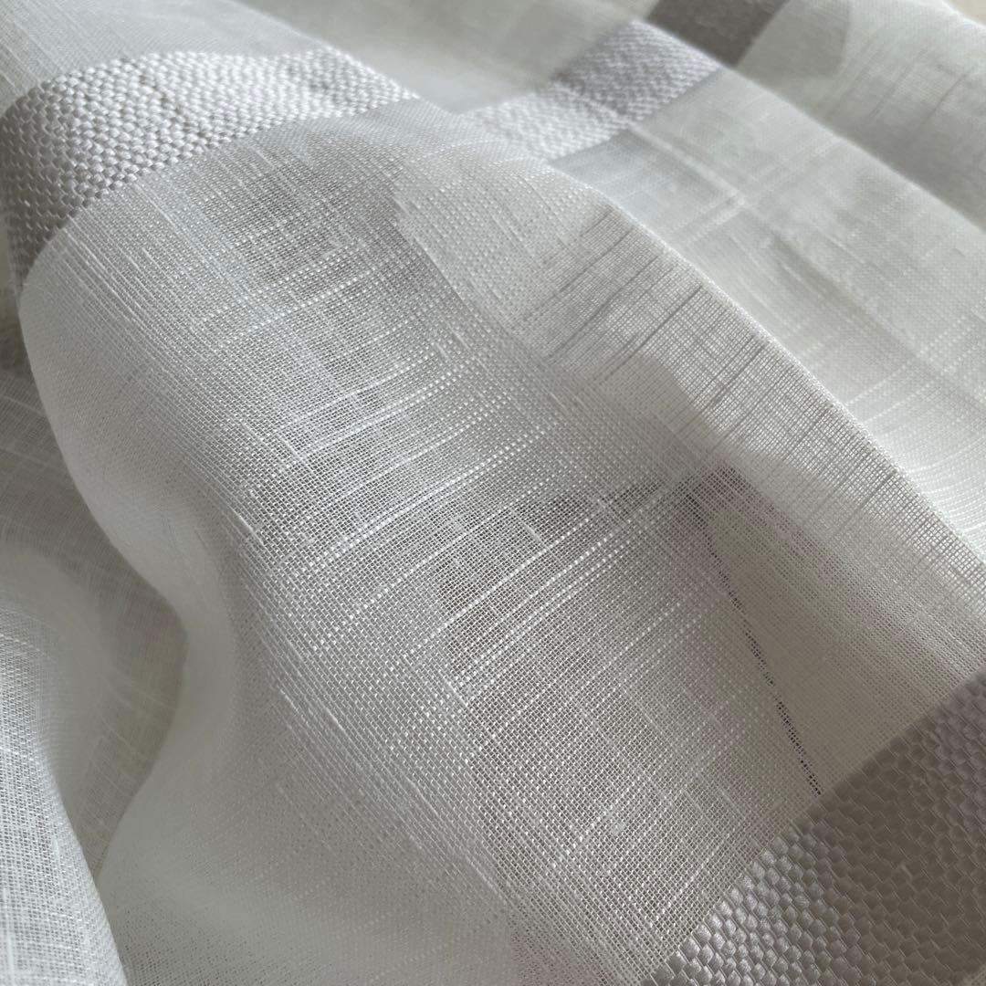 川島織物セルコン　FELTA レースカーテン 約W220×H199cm 両引き