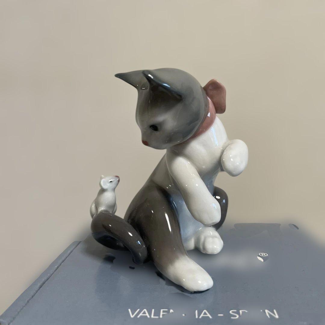 リヤドロ　猫とネズミ　箱有り