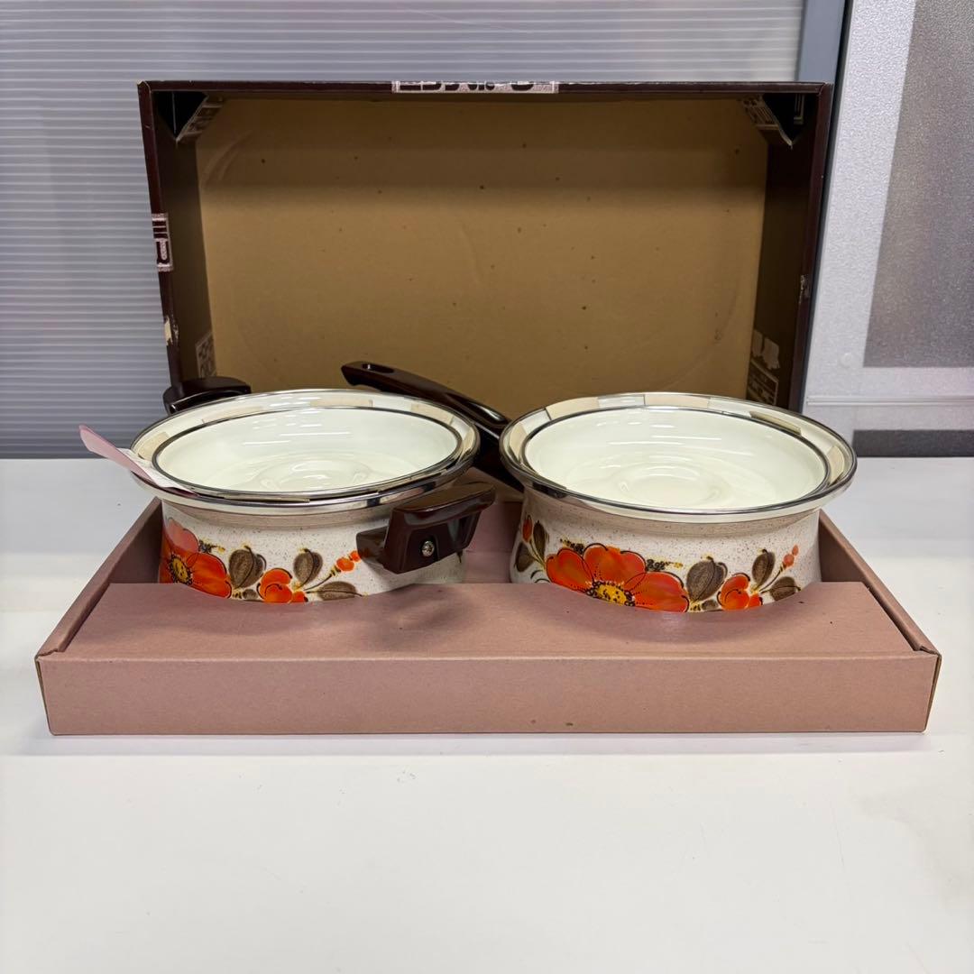 サンコーウェアー ミッチホーロー EJIRY 片手鍋 両手鍋 未使用