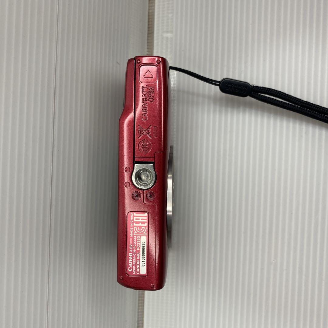 ★極美品★Canon IXY 200 レッド 付属品完備 コンデジ 赤 キャノン