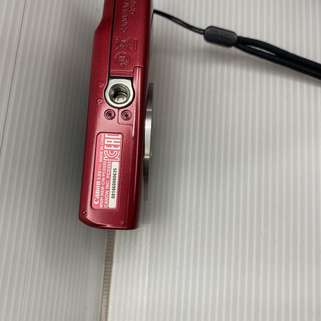 ★極美品★Canon IXY 200 レッド 付属品完備 コンデジ 赤 キャノン