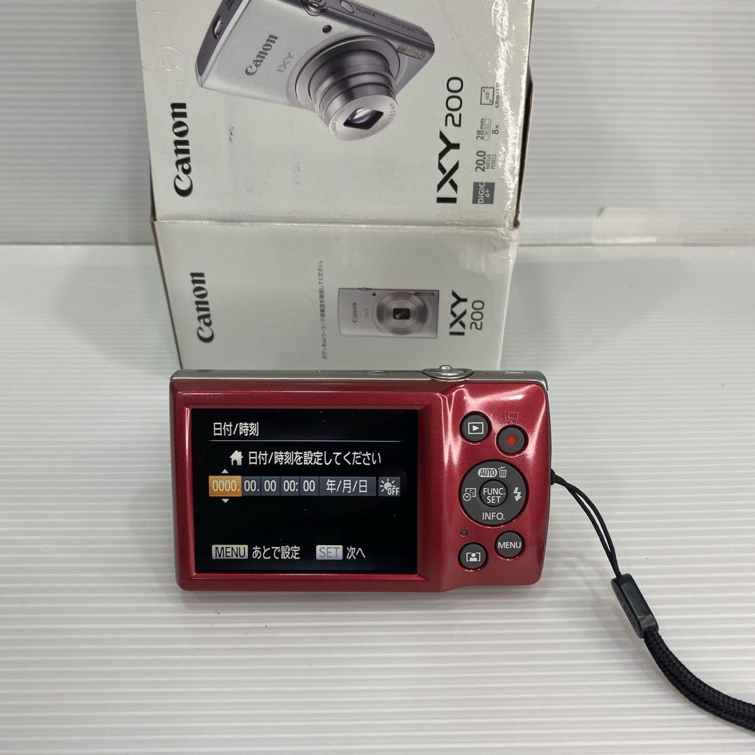 ★極美品★Canon IXY 200 レッド 付属品完備 コンデジ 赤 キャノン