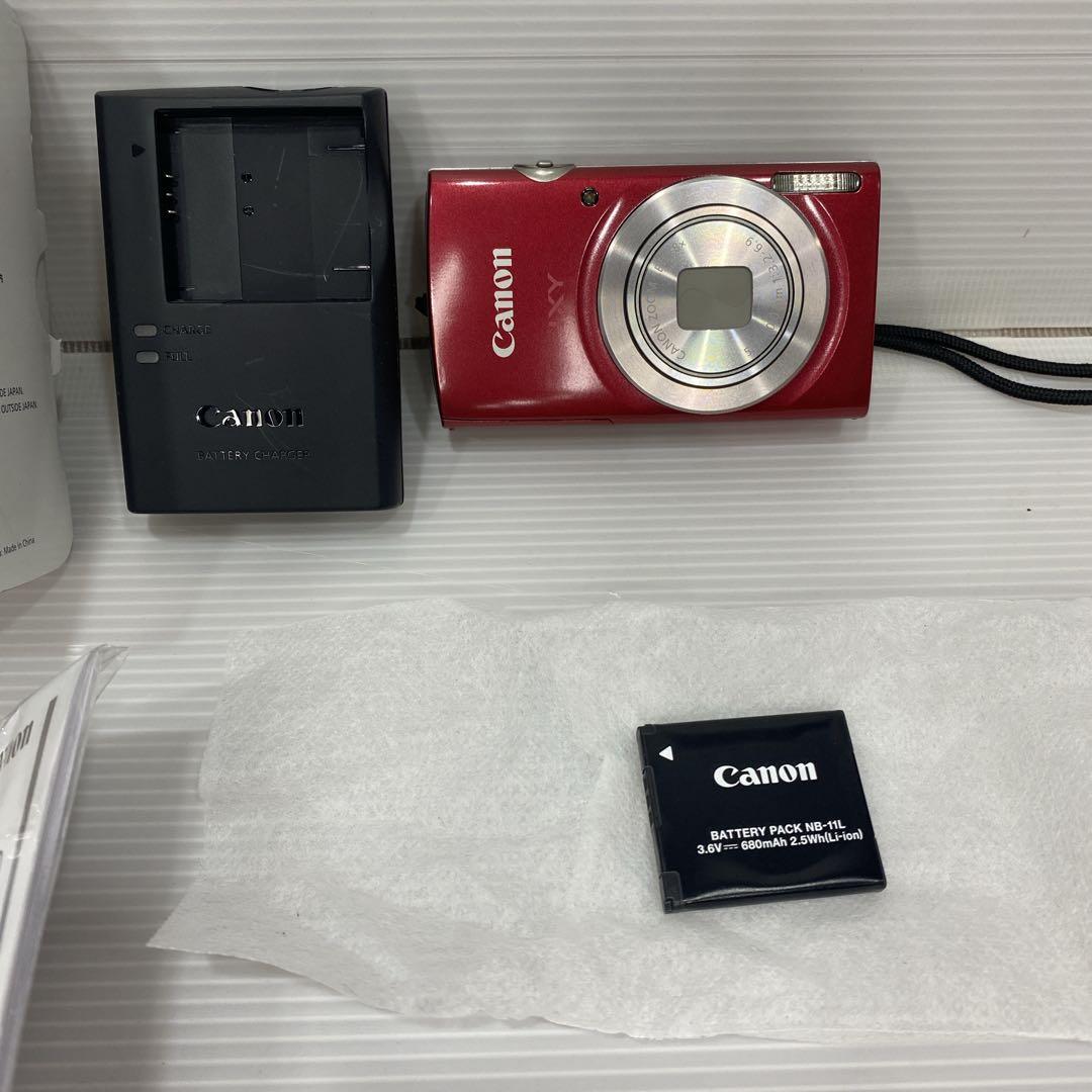 ★極美品★Canon IXY 200 レッド 付属品完備 コンデジ 赤 キャノン