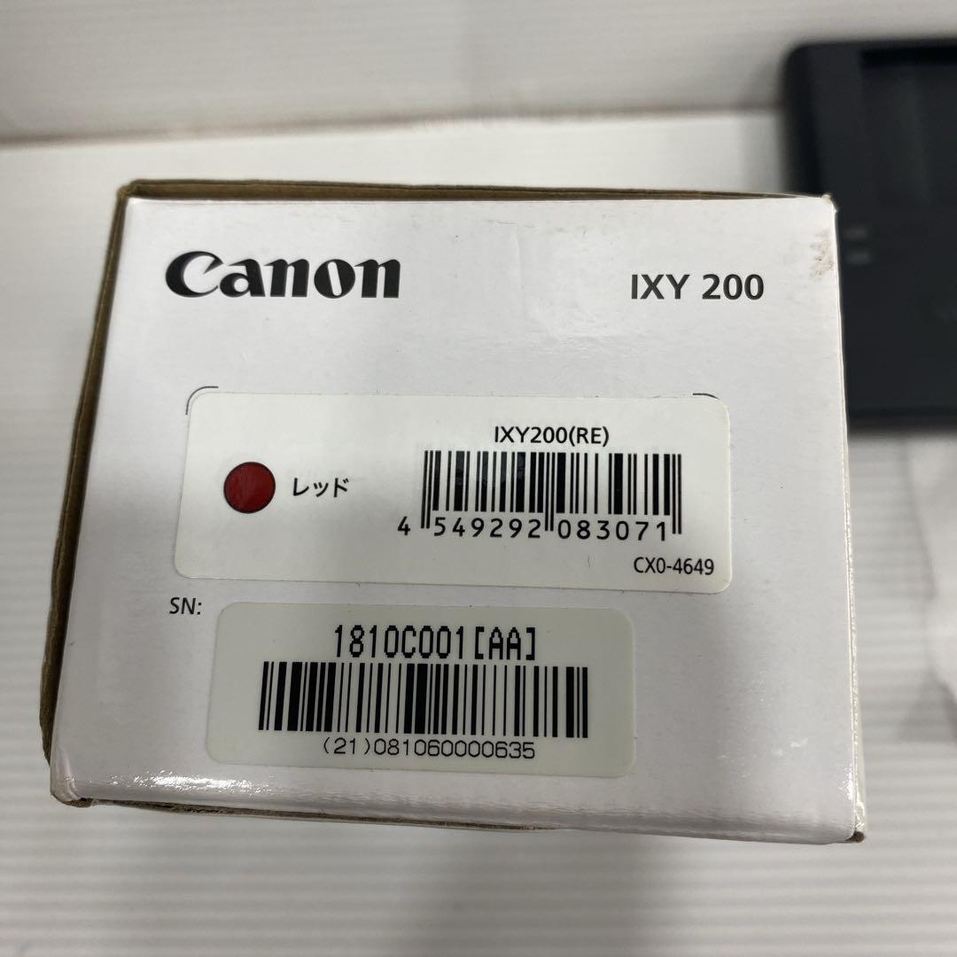 ★極美品★Canon IXY 200 レッド 付属品完備 コンデジ 赤 キャノン